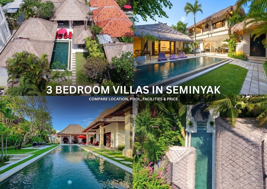 3 bedroom villa in Seminyak with private pool and tropical garden
