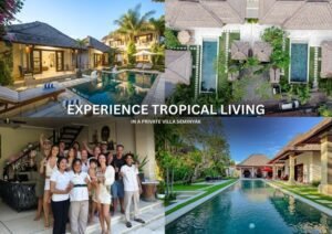 Private villa Seminyak with tropical garden and private swimming pool at Villa Bugis Seminyak