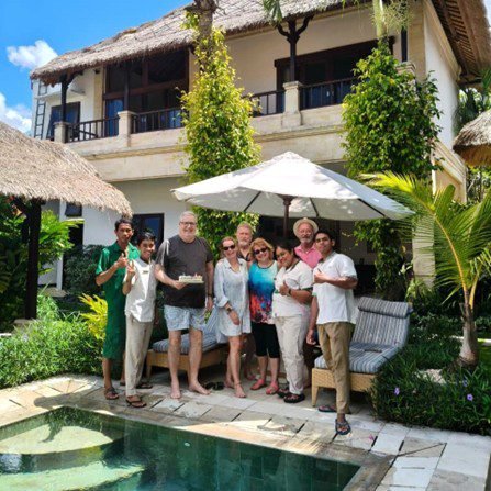 Villa Bugis Seminyak friendly staff providing excellent service to guests