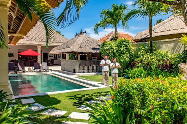 Friendly Villa Bugis staff providing trusted hospitality at Villa Darma, one of the best Seminyak Villas Bali