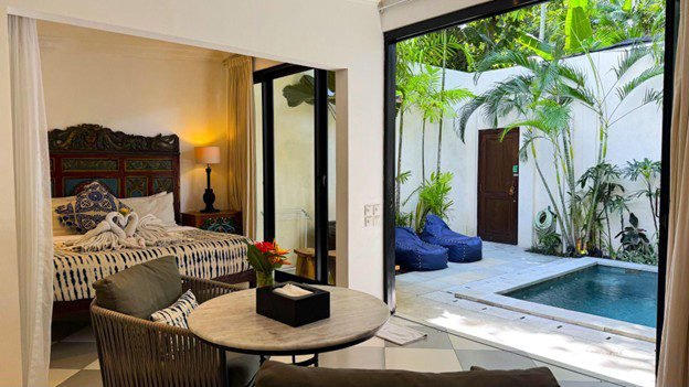 1 bedroom villa Seminyak with private pool and outdoor garden at Villa Ibu Dua