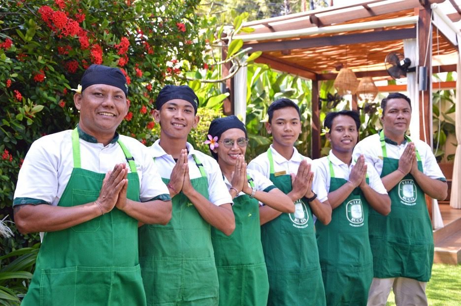 Villa Bugis Seminyak private villa with large swimming pool and garden in Bali