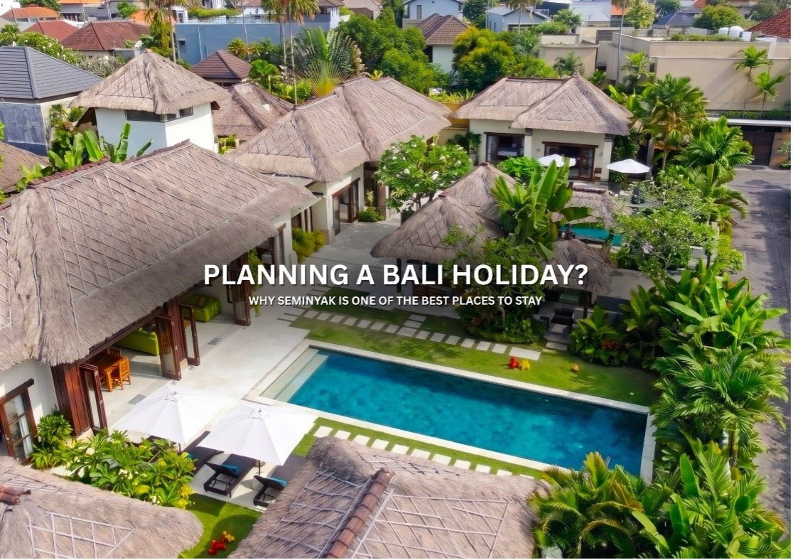 Bali holiday in Seminyak with private villa, beach and tropical surroundings