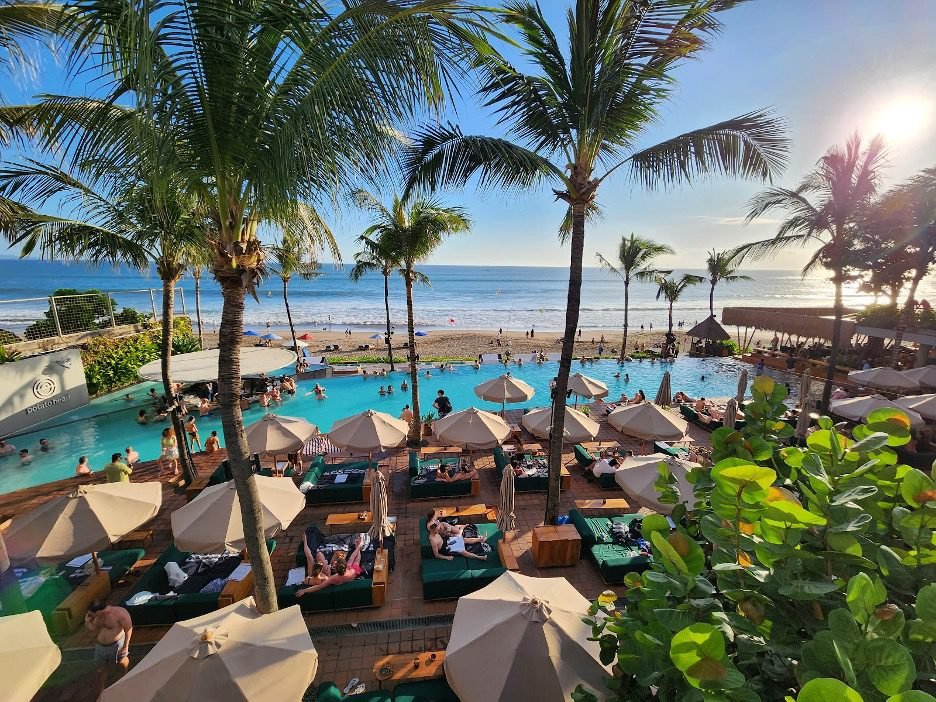 Potato Head Beach Club in Seminyak Bali with ocean view near luxury Seminyak villas