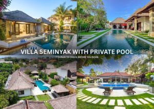 Villa Seminyak with private pool and tropical garden