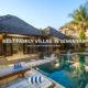 Family enjoying a spacious private pool villa in Seminyak with a large garden and swimming pool near Seminyak Beach
