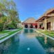 Seminyak villas with private pool and tropical garden at Villa Bugis Bali