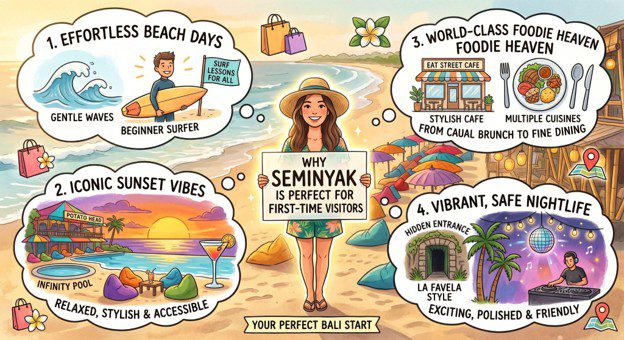 Why Seminyak is Perfect for First-Time Visitors
