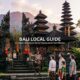 Bali Local Guide with traditional Balinese temple and tropical scenery