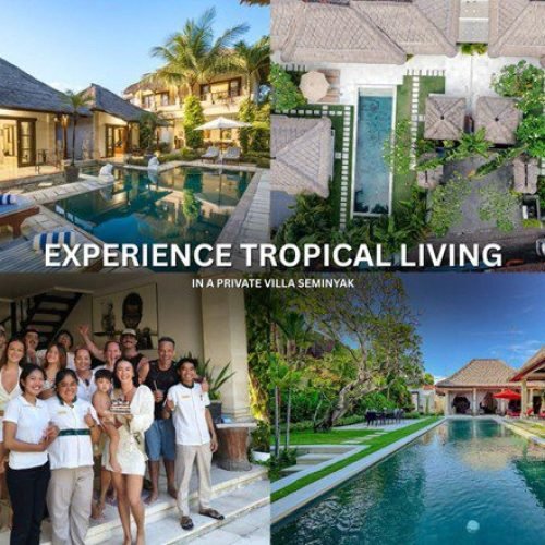 Private villa Seminyak with tropical garden and private swimming pool at Villa Bugis Seminyak