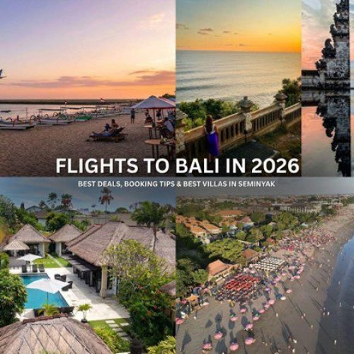 Flights to Bali and luxury villa in Seminyak with private pool and tropical garden