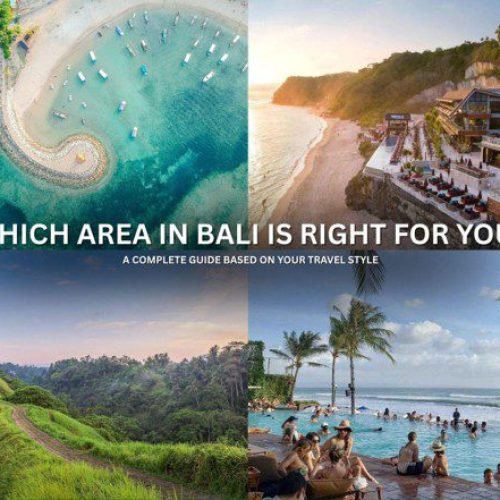 Which area in Bali is right for you travel guide featuring Seminyak, Ubud, Canggu, Uluwatu, Sanur, Kintamani, and Amed