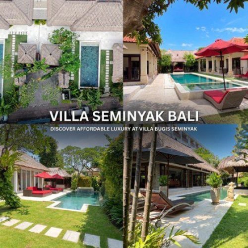 Villa Bugis Seminyak private pool villa with spacious garden in central Seminyak Bali