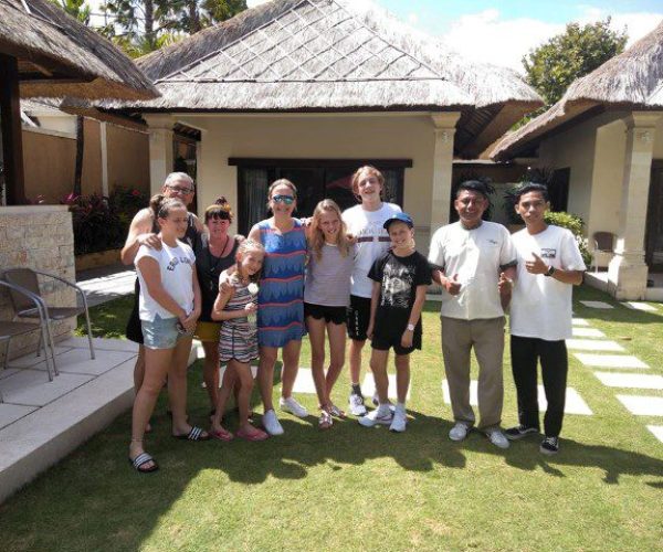 Happy guests at Villa Gembira Seminyak by Villa Bugis