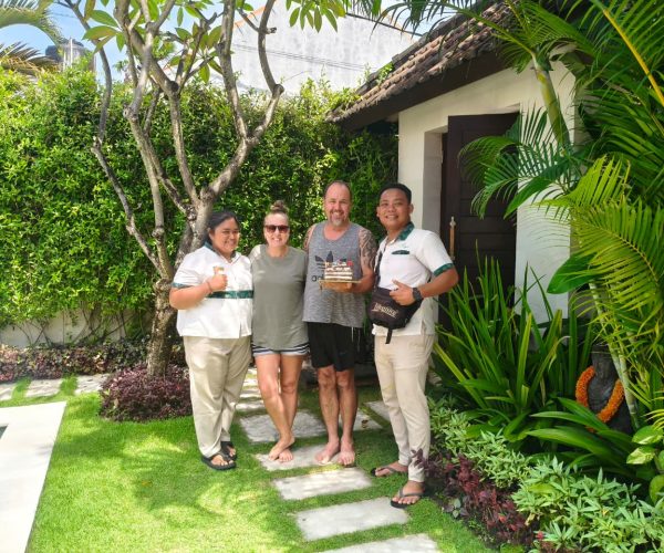 Happy guests at Villa Umah Kupu-Kupu 2 Seminyak by Villa Bugis