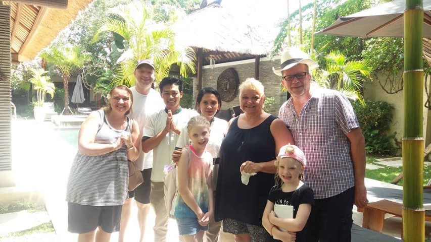 Guests enjoying their time at Villa Damai Seminyak by Villa Bugis