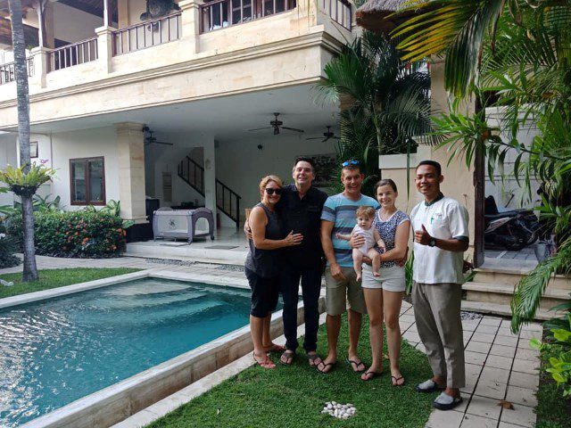 Guests enjoying their time at Villa Krisna Seminyak by Villa Bugis
