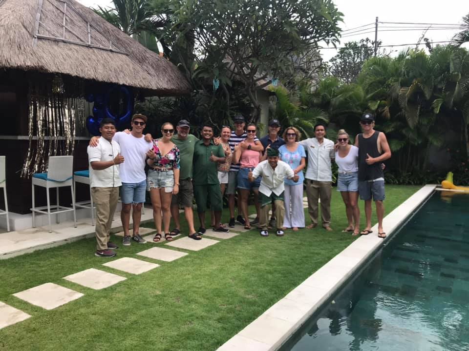Guests on holiday at Villa Alore Seminyak by Villa Bugis Seminyak villas