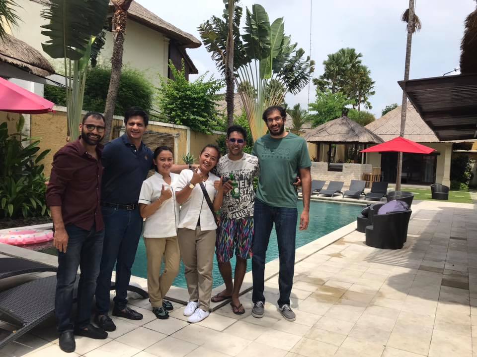 Guests on holiday at Villa Gembira Seminyak by Villa Bugis Seminyak villas