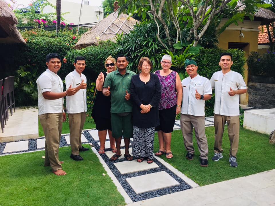 Guests on holiday at Villa Jaclan Seminyak by Villa Bugis Seminyak villas