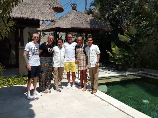Guests on holiday at Villa Olive Seminyak by Villa Bugis Seminyak villas
