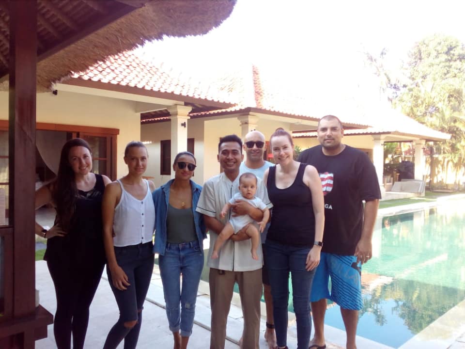 Guests on holiday at Villa Santi Seminyak by Villa Bugis Seminyak villas