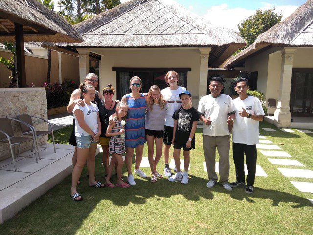 Happy guests at Villa Gembira Seminyak by Villa Bugis