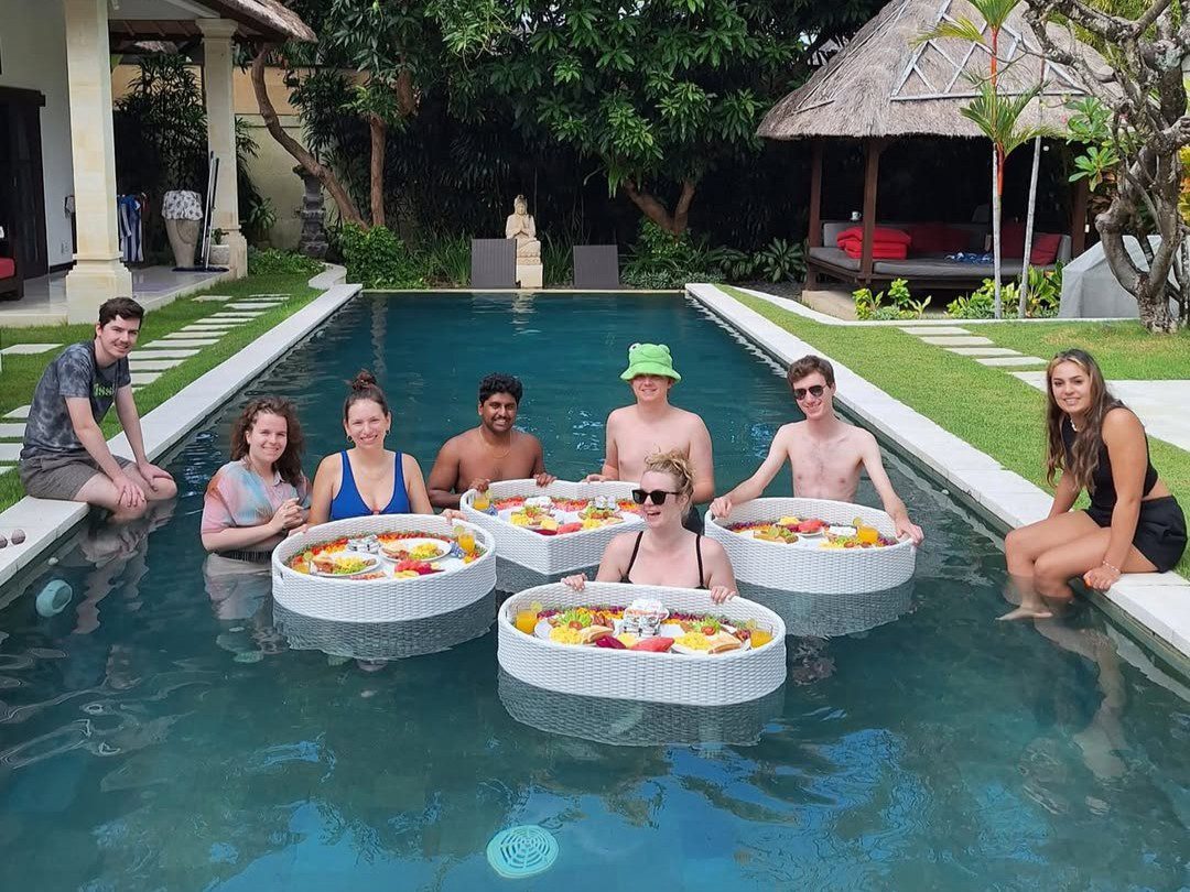 Happy guests at Villa Kebun Seminyak by Villa Bugis