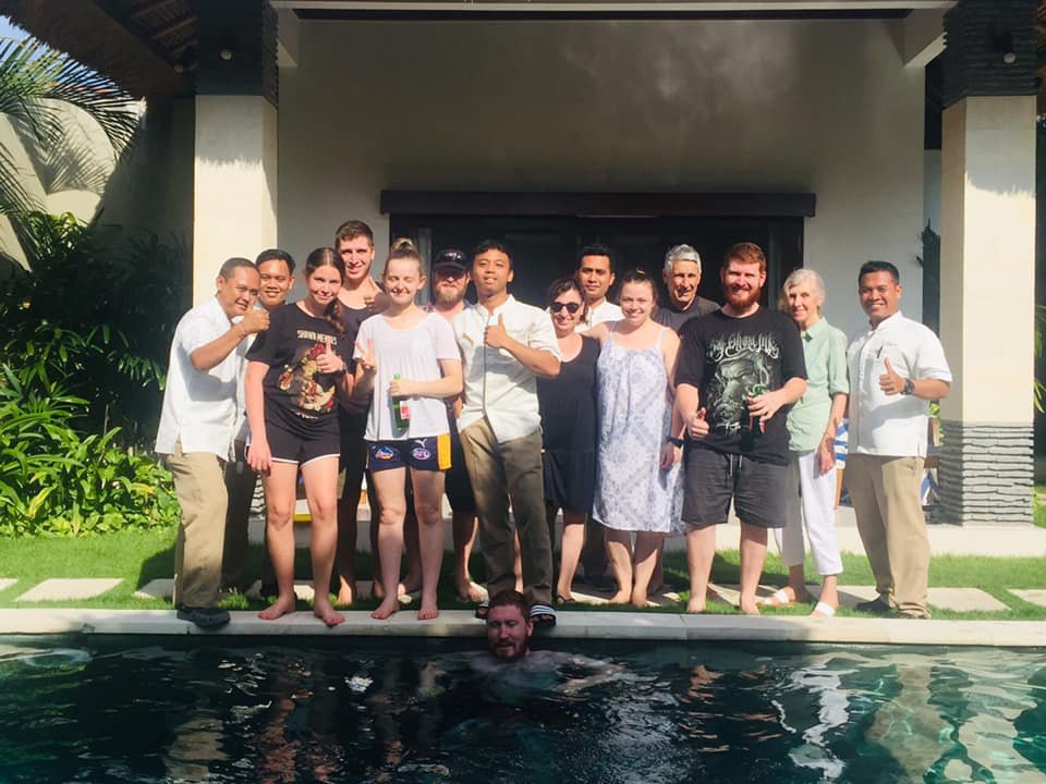 Holiday guests at Villa Alore Seminyak, a private pool villa Seminyak