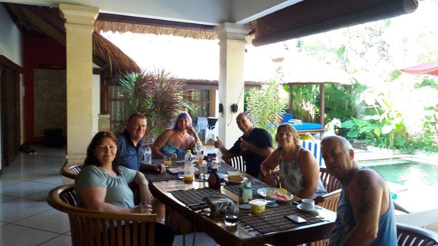 Holiday guests at Villa Olive Seminyak, a private pool villa Seminyak