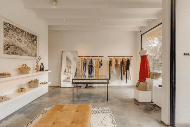 Fashion boutiques and local shops in Seminyak Bali Indonesia