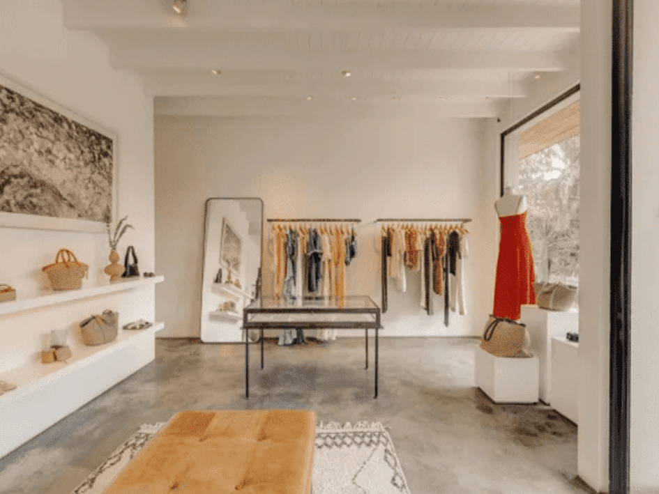 Boutique shopping street in Seminyak