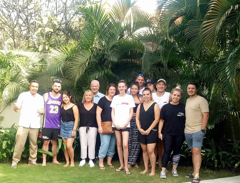 Smiling guests during their holiday at Villa Alore Seminyak by Villa Bugis