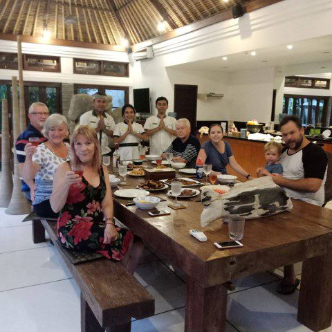 Smiling guests during their holiday at Villa Damai Seminyak by Villa Bugis
