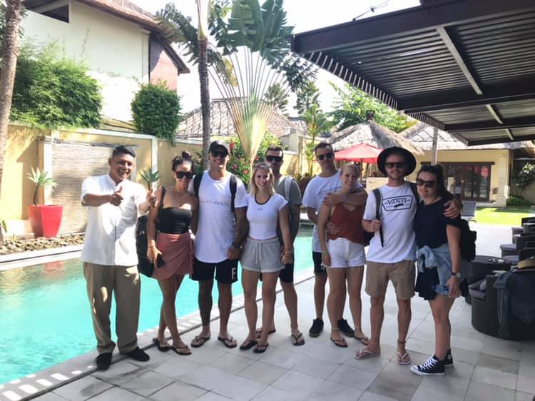 Smiling guests during their holiday at Villa Gembira Seminyak by Villa Bugis