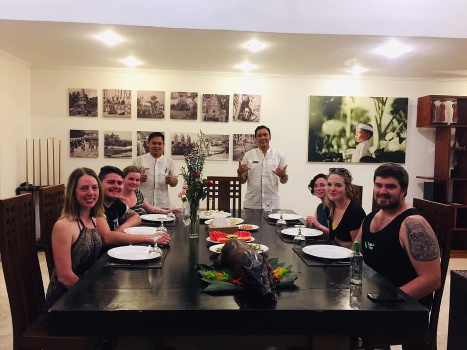 Smiling guests during their holiday at Villa Jaclan Seminyak by Villa Bugis