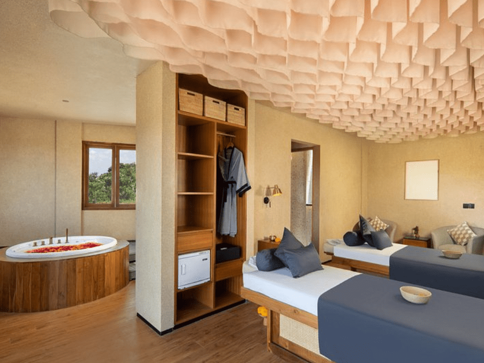 Spa treatment room at a Seminyak wellness centre