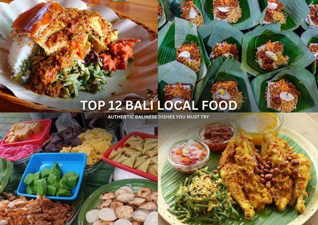 bali local food authentic balinese dishes nasi campur babi guling