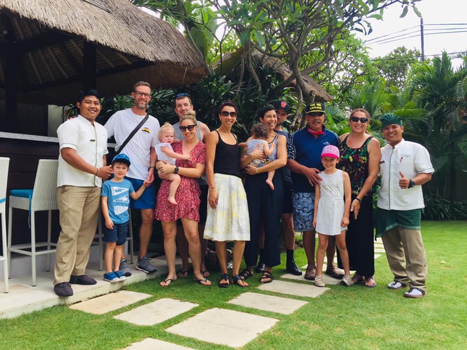 Happy holiday guests at Villa Alore Seminyak, a villa Seminyak by Villa Bugis