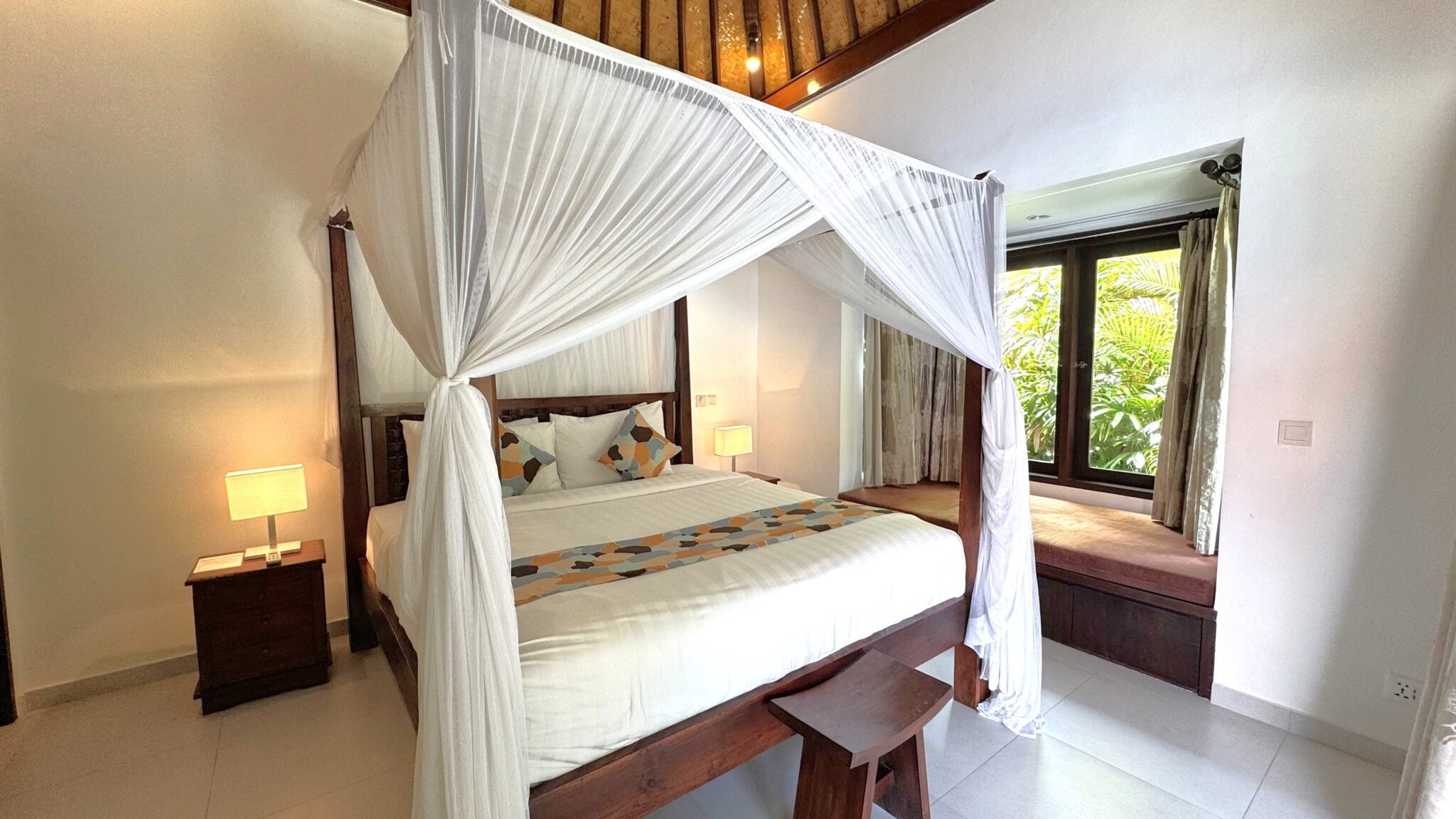 Contemporary tropical interior styling of bedroom 3 at Villa Ginger Seminyak by Villa Bugis, a standout among boutique Seminyak villas.