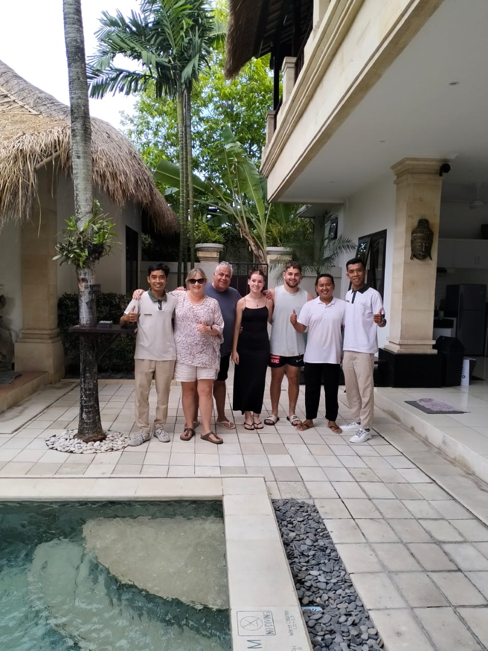 Guests spending their holiday at Villa Krisna Seminyak by Villa Bugis