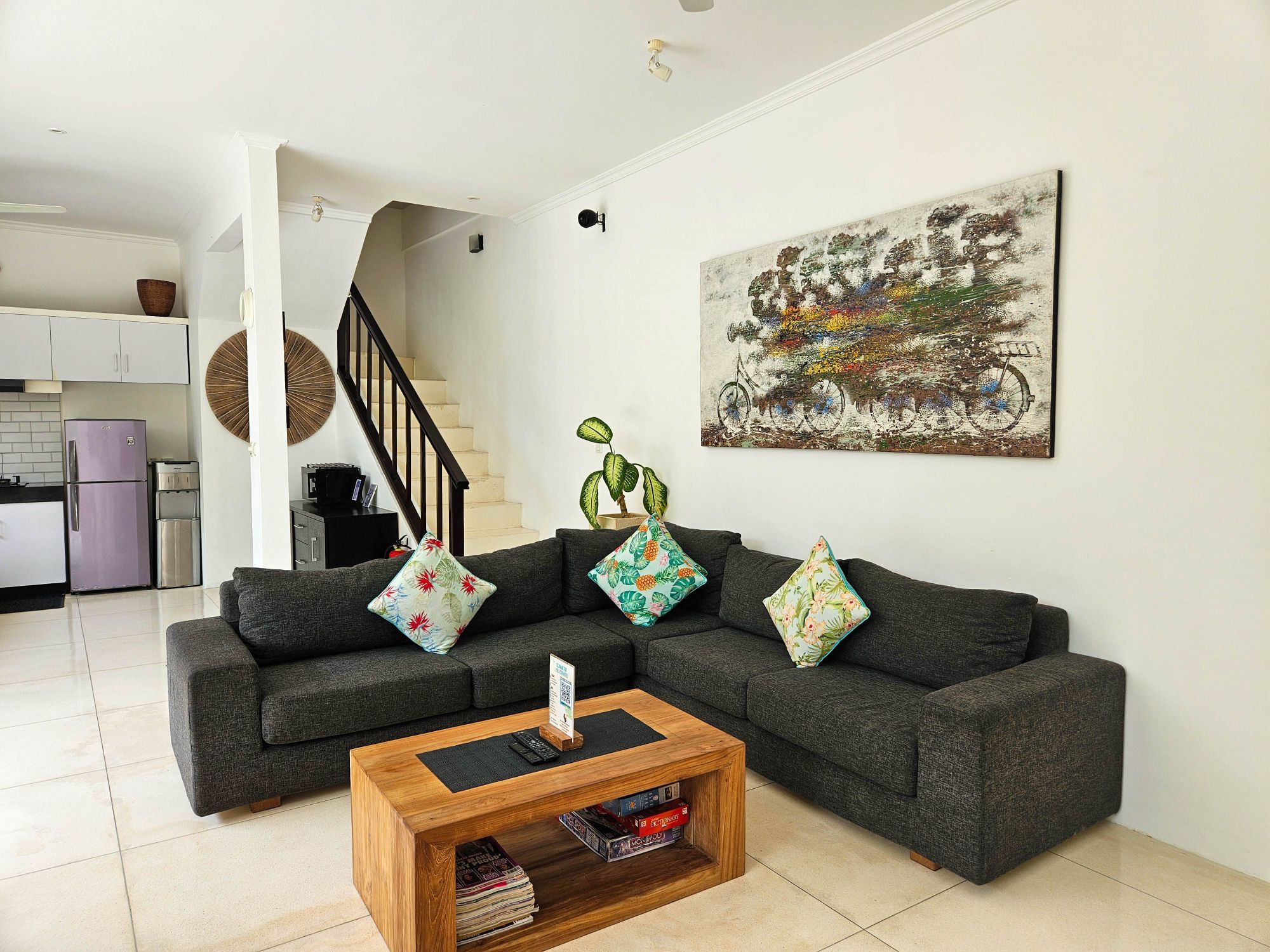 Spacious lounge and gathering zone for family relaxing at Villa Krisna Seminyak by Villa Bugis villa Seminyak.